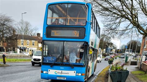 Beast Stagecoach Yorkshire 18054 KX53 VNE Dennis Trident On Service