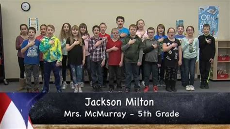 Jackson Milton Elementary Mrs Mcmurray 5th Grade