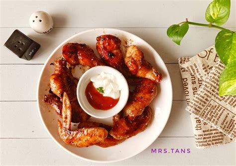 Resep Chicken Wings Ala Pizza Hut Panggang Teflon Oleh Mrs Tans Ig