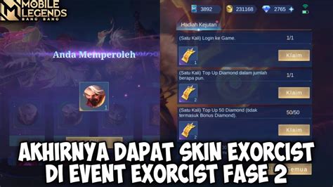 Akhirnya Dapat Juga Skin Exorcist Gacha Event The Exorcist Fase 2