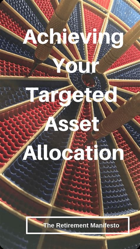 A Simple Guide To Targeted Asset Allocation The Retirement Manifesto