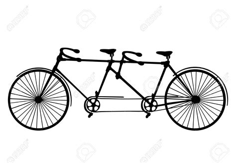 Tandem Bicycle Drawing At Getdrawings Free Download