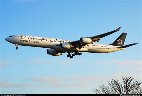 Zs Snc South African Airways Airbus A Photo By Darren Varney