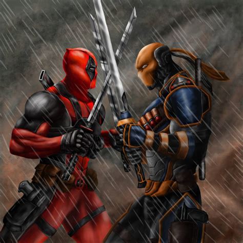 Deadpool vs Deathstroke by SatrioVikri on DeviantArt