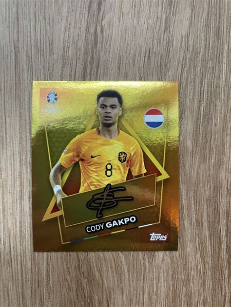 Topps Euro 2024 Cody Gakpo Gold Signiert NED SP Kaufen Auf Ricardo