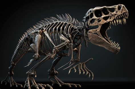 Premium AI Image | Tyrannosaurus Rex skeleton