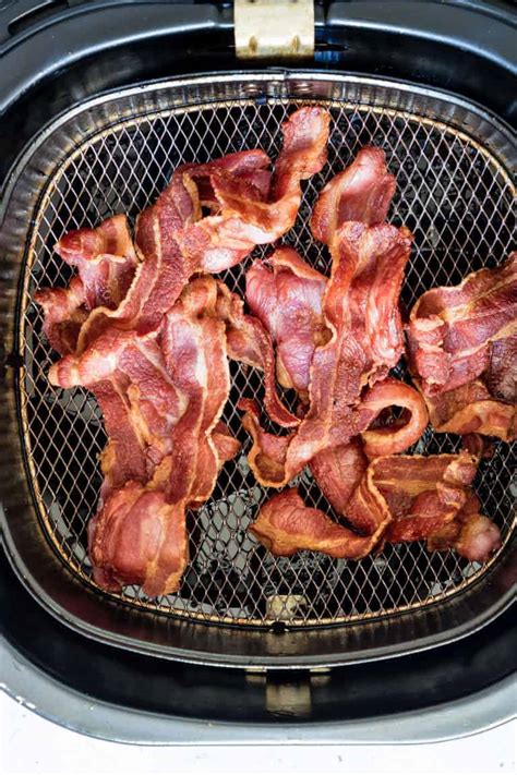 Easy Air Fryer Bacon Crispy Bacon In Air Fryer Recipes From A Pantry