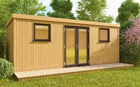 Heavy Duty Garden Workshops Double Doors Large Windows Garden