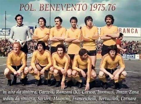 Pol Benevento Team Group In Football Team Retro Football