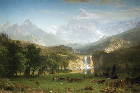 Rocky Mountains Lander S Peak Painting By Albert Bierstadt