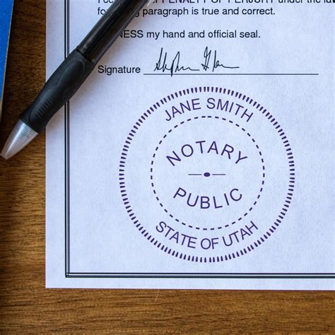 Utah Notary Stamps And Supplies