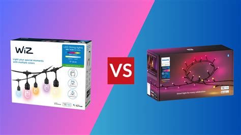 WiZ Outdoor String Lights Vs Philips Hue Festavia