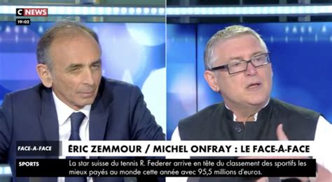 Vid O La Le On Magistrale Du Philosophe Michel Onfray Ric Zemmour