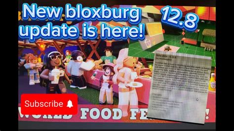 Bloxburg Summer Update Is Here NEW FOOD SUMMER FESTIVAL YouTube