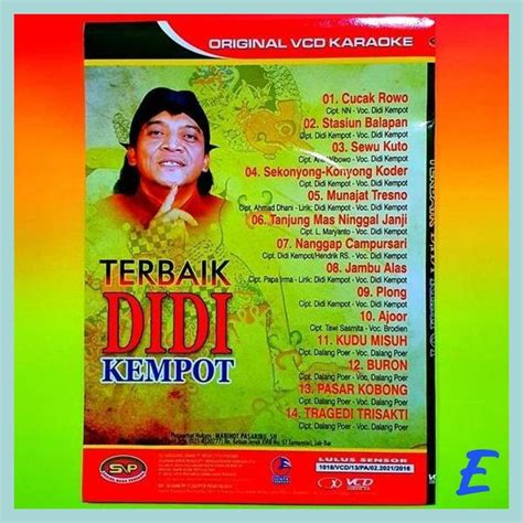 Jual Hnp Kaset Vcd Original Video Lagu Album Didi Kempot Karaoke