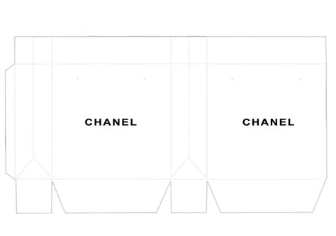 Chanel Bag Template In Shopping Bags Diy Paper Bag Design