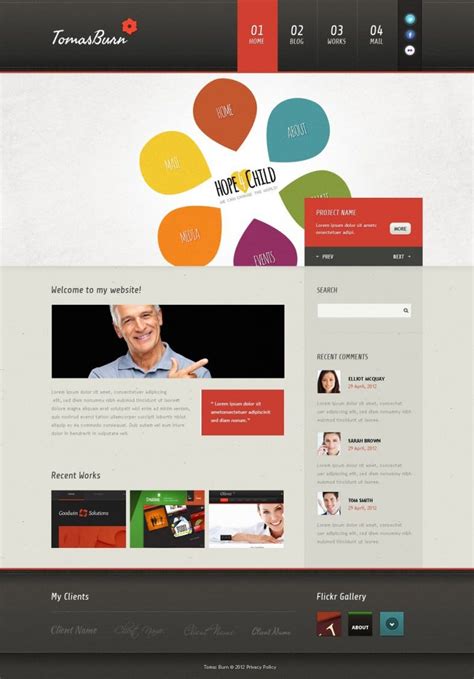 Graphic Designer Website Templates