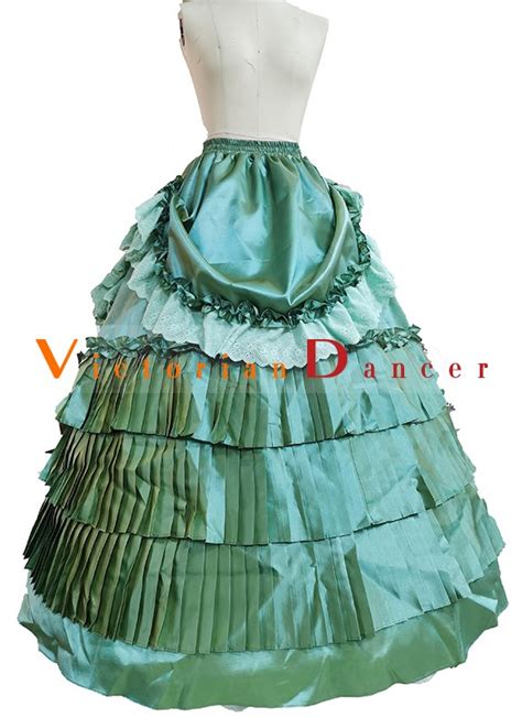 Taffeta Victorian Ball Gown Dress Katherine Pierce 1864 Dress Vampire