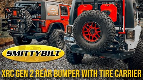 The Smittybilt Xrc Gen Rear Bumper With Tire Carrier The Complete