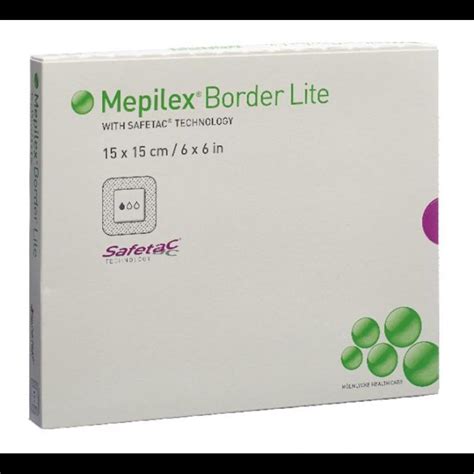 M Lnlycke Mepilex Border Lite Ap Sito De Espuma De Poliuretano Fino