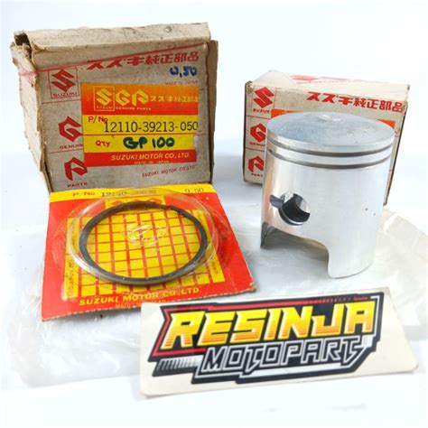 Piston Ring Kit Piston Suzuki Gp100 Gp 100 Oversize Os 50 Original Sgp Japan Shopee Philippines