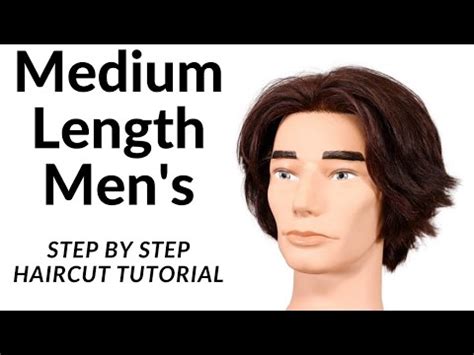 Men S Medium Length Layered Step By Step Haircut Tutorial TheSalonGuy