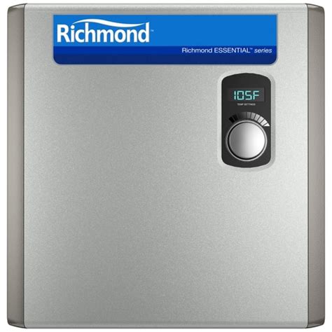 Richmond Rmtex Tankless Electric Water Heater A V Kw