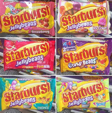 Starburst Jellybeans Strawberry Ice Cream Crazy Beans Sour