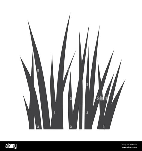 Blades Of Grass Silhouette Vector Illustration Stock Vector Image And Art Alamy