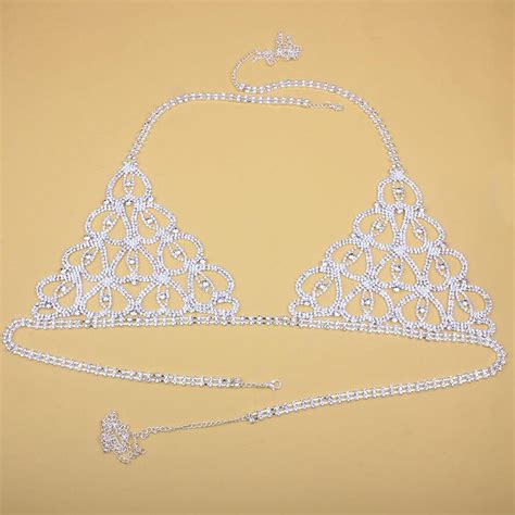 Rhinestone Chain Body Lingerie Shipyz Easy To Purchase Fast Delivery
