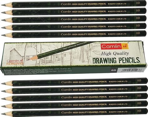 Kokuyo Camlin Graded Drawing Pencils Combo Pack Finest Crystalline