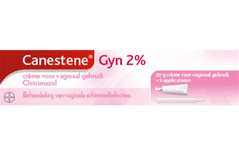 Canestene Gyn 2 crème bij vaginale schimmel