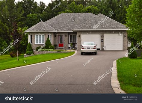 7,573 House with car in driveway Images, Stock Photos & Vectors ...