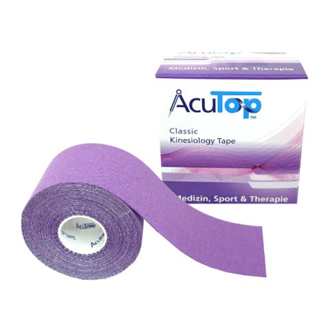 Taśma Kinesiology ACUTOP Classic tape 5 cm x 5 m PURPLE NOWOŚĆ AB