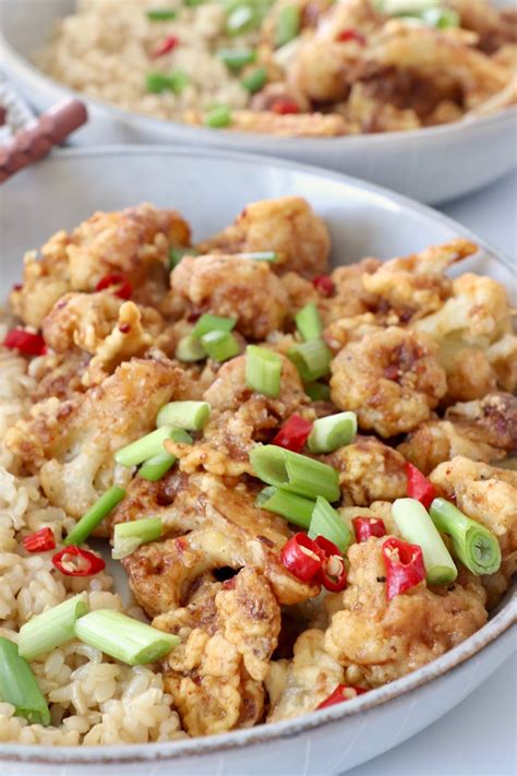 General Tso S Cauliflower Recipe Whitneybond