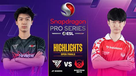 NINERS Vs BTR HIGHLIGHTS SNAPDRAGON MOBILE OPEN FINALS JP NINERS Vs