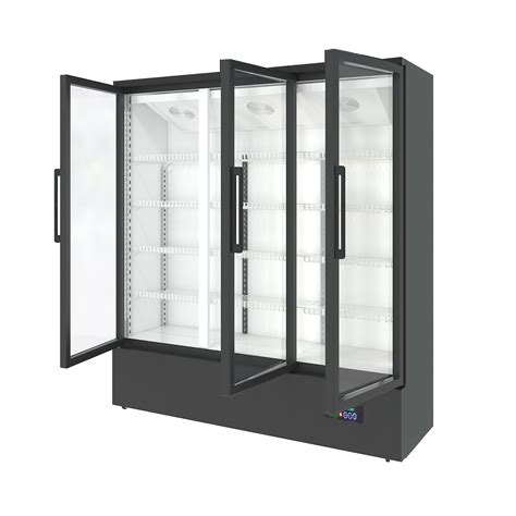 1500l 3 Glass Doors Display Fridge Upright Bar Display Showcase Cola Display Fridge For Sale