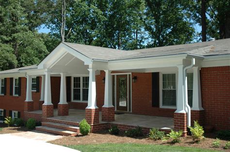 Front Porch Designs For Brick Ranch Homes Review Home Decor