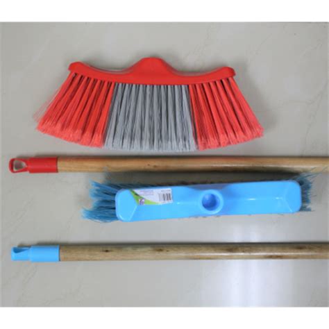 Curvy Plastic Broom Assorted Colours Cej Distributors Ltd