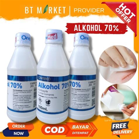 Onemed Alkohol 70 100ml Alcohol Antiseptik Lazada Indonesia