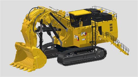 Cat 6060 Hydraulic Mining Shovels Buy Royalty Free 3d Model By Frezzy