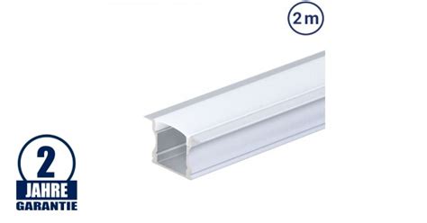 LED Profil PDS2 Einbau Eloxiert 2m SET OP