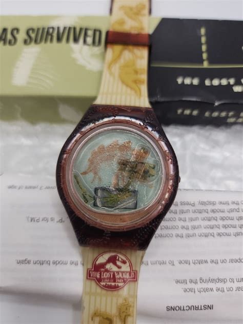 1997 Jurassic Park The Lost World Burger King Watch H… Gem