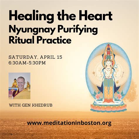 Healing The Heart Nyungnay Purifying Ritual Practice 041523