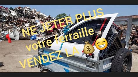 NE JETER PAS VOTRE FERRAILLE EN DÉCHÈTERIE suite de démontage de