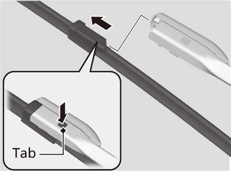 Changing The Front Wiper Blade HR V 2023 Honda Owner S Manual