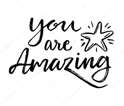 You Are Amazing Card Stock Vector Image By ©teploleta 88205536