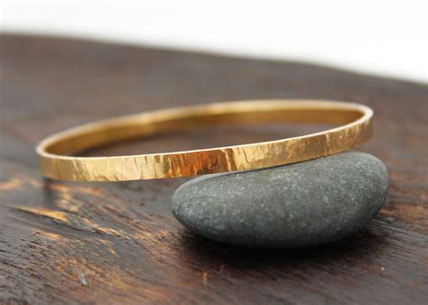 18k Gold Bangle Bracelet 18k Solid Gold Bangle Solid Gold Etsy