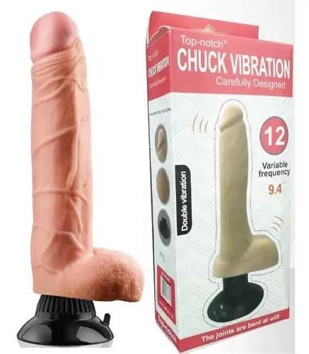Consolador Dildo Vibrador Silicona Vaginal 23cm Sillones Cuotas Sin
