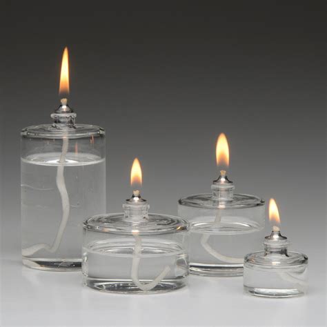 Refillable Glass Oil Candles Oil Votive Candles Firefly Fuel